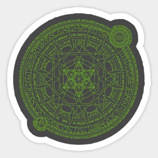 Incantations (Green) Sticker